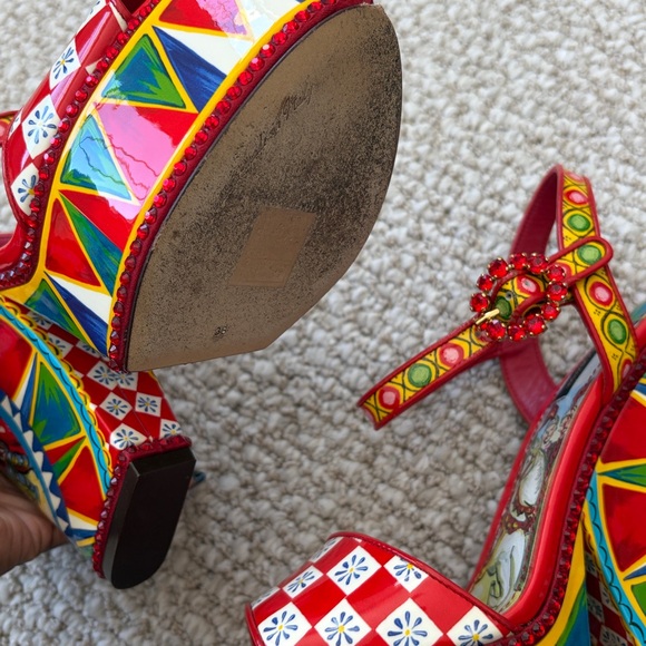 Colorful Platform Sandals - Picture 8 of 8